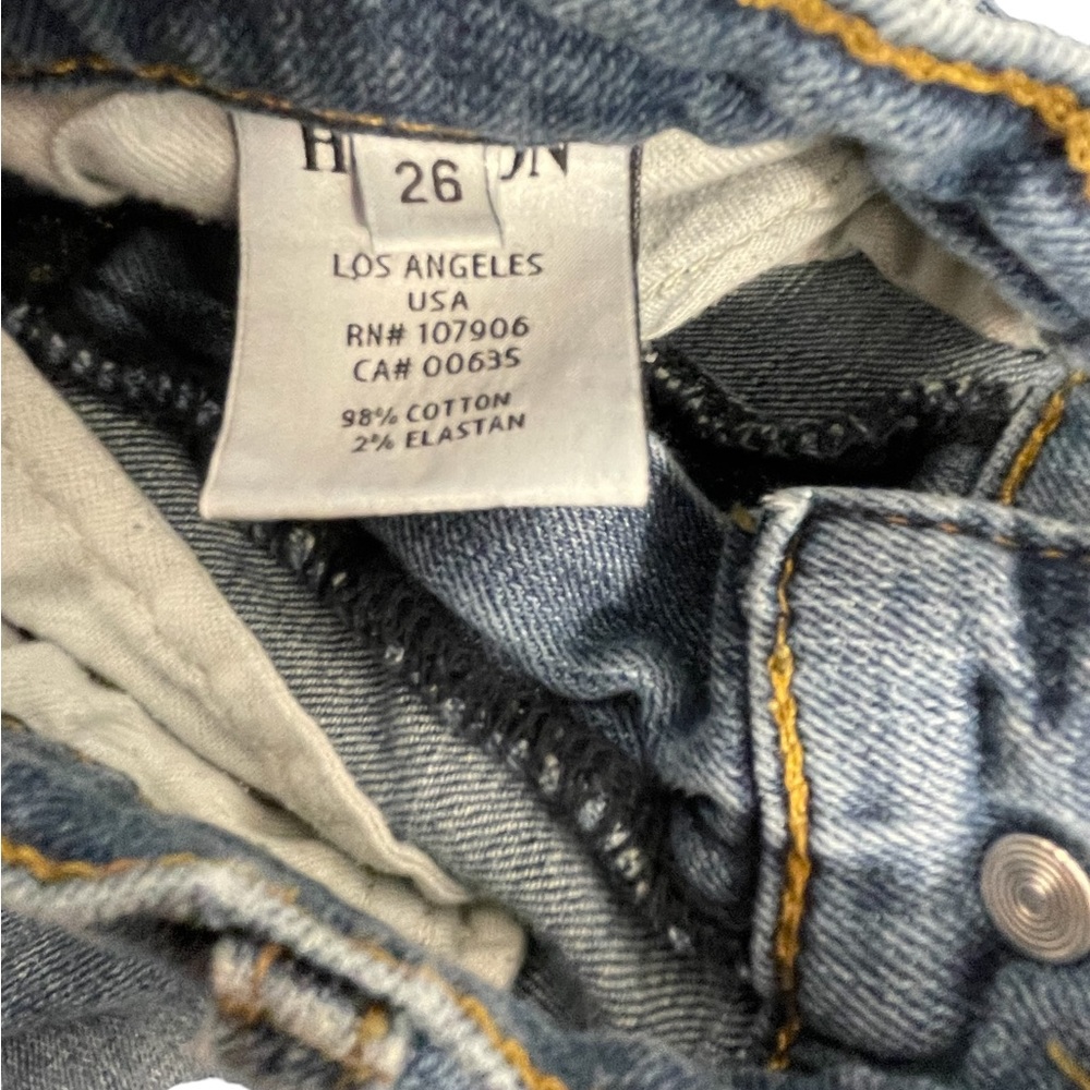 Hudson Jeans Blue Cropped Ankle Skinny Jeans - Picture 9 of 9